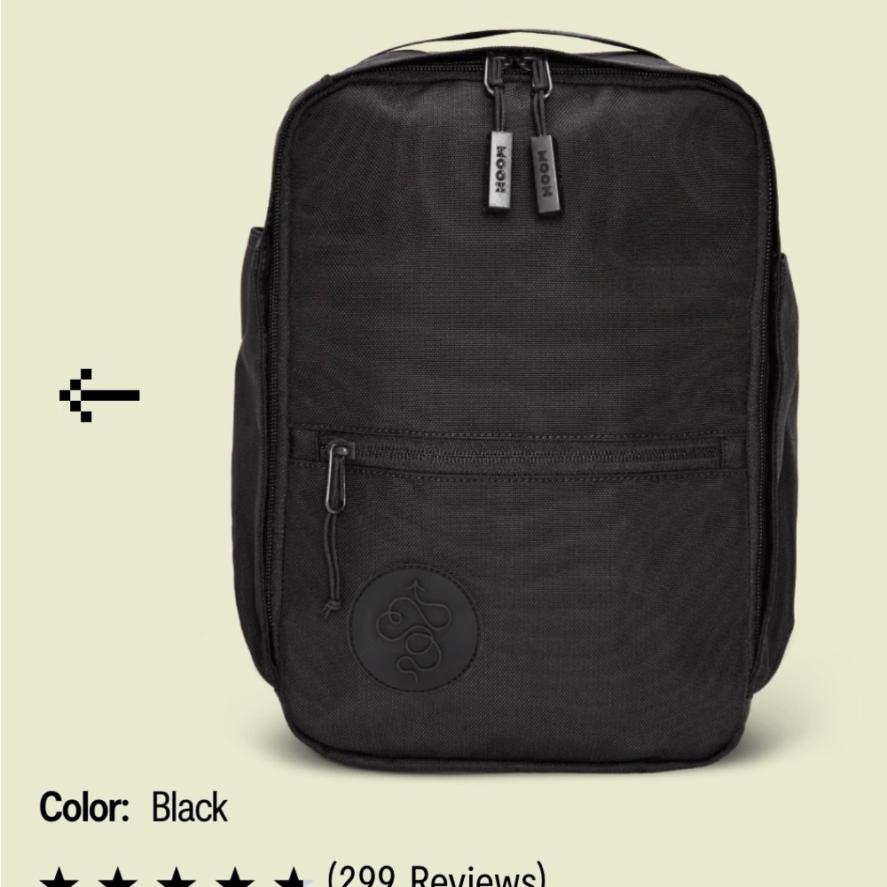 BB2M backpack mini; black.
